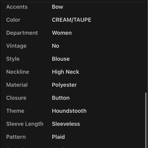 Who What Wear HAMPTON PLAID blouse - Picture 7 of 8